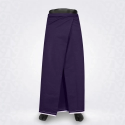 Dark Purple  Plain Cotton Lungi